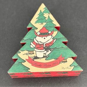 VTG Dayton Hudson Exclusive Watch *BOX ONLY* Santa Bear Christmas Tree Rare